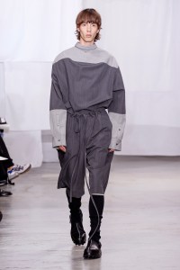 Model on the catwalk