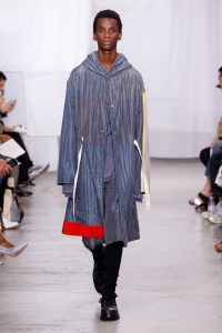 Model on the catwalk
