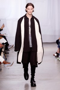 Model on the catwalk