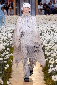 Model on the catwalk