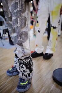 Backstage at Off-White Men's SS 2020, photographed in Paris on June 19th, 2019.