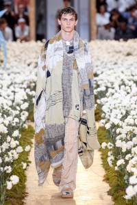 Model on the catwalk