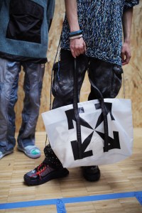 Backstage at Off-White Men's SS 2020, photographed in Paris on June 19th, 2019.
