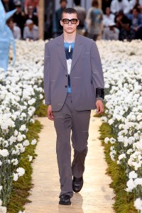 Model on the catwalk
