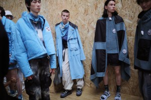 Backstage at Off-White Men's SS 2020, photographed in Paris on June 19th, 2019.