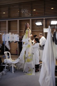 Backstage at Off-White Men's SS 2020, photographed in Paris on June 19th, 2019.