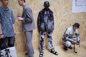 Backstage at Off-White Men's SS 2020, photographed in Paris on June 19th, 2019.