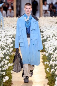 Model on the catwalk