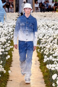 Model on the catwalk