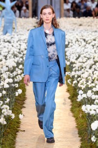 Model on the catwalk