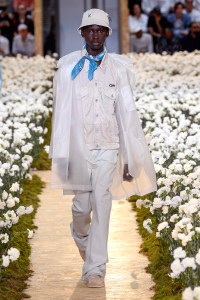 Model on the catwalk