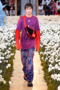 Model on the catwalk