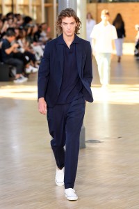 Model on the catwalk