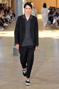 Model on the catwalk