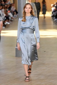Model on the catwalk