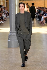 Model on the catwalk