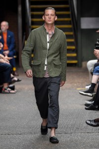 Oliver Spencer Spring 2020 photographed in London on 09 June 2019