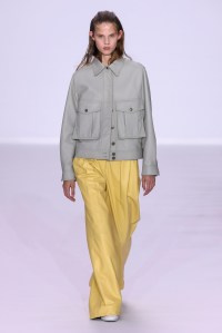 Model on the catwalk