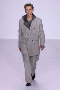 Model on the catwalk