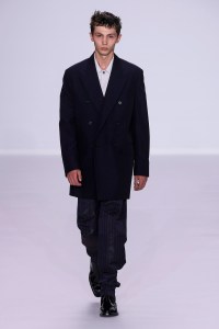 Model on the catwalk