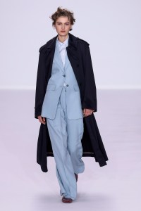 Model on the catwalk