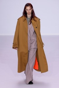 Model on the catwalk