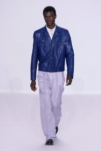 Model on the catwalk