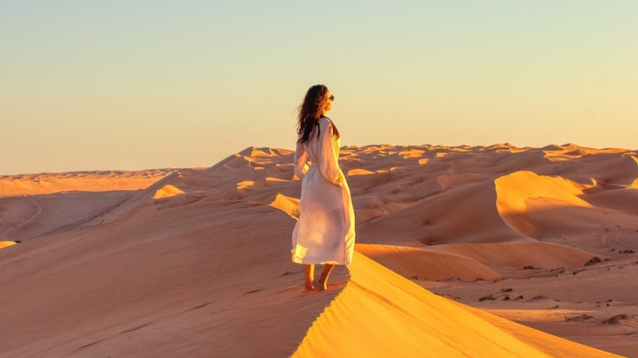Female traveler