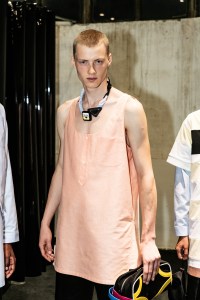 Backstage at Prada Men's Spring 2020