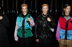 Backstage at Prada Men's Spring 2020