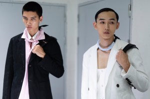 Backstage at Prada Men's Spring 2020