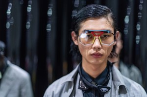 Backstage at Prada Men's Spring 2020