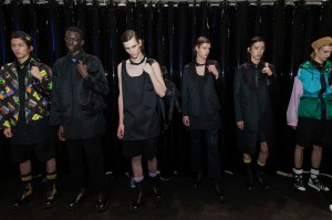 Backstage at Prada Men's Spring 2020