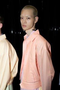 Backstage at Prada Men's Spring 2020