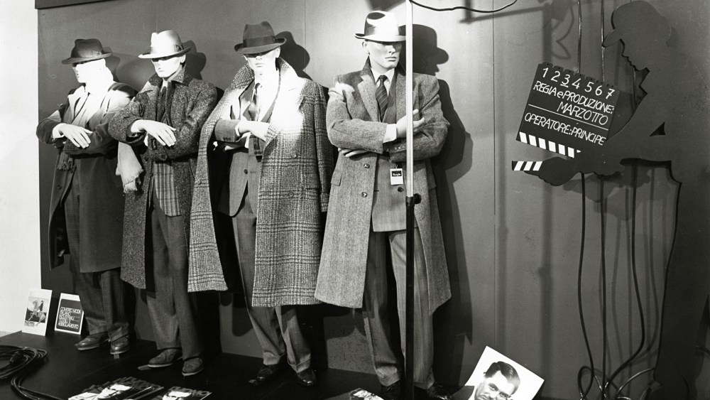 A Pitti Uomo stand in 1984.