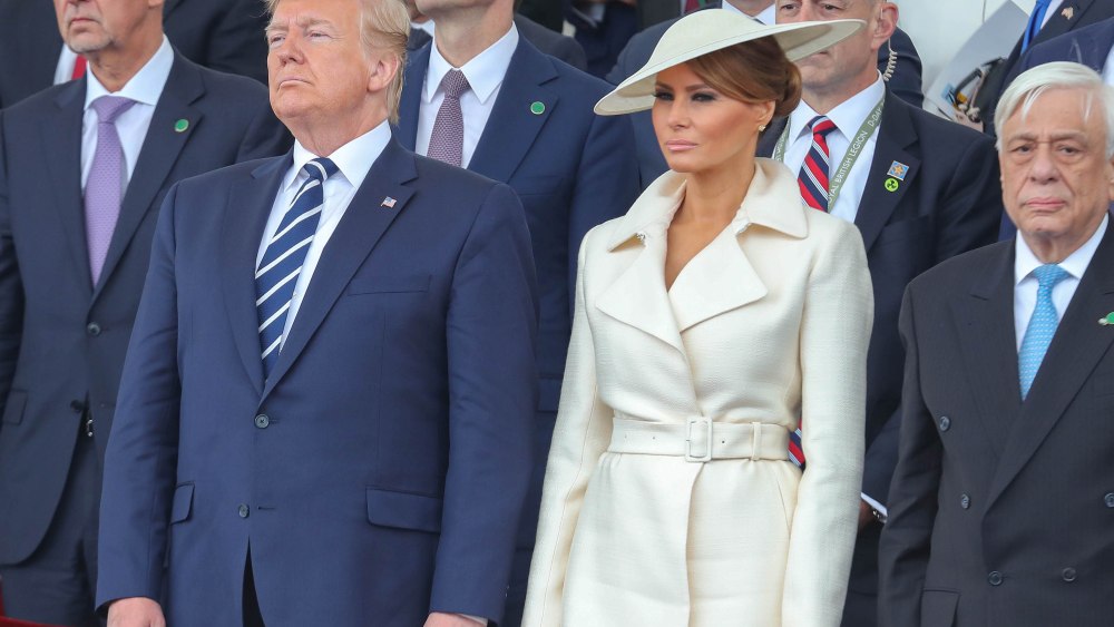 President of the United States, Donald Trump and First Lady of the United States, Melania Trump and Greek President, Prokopis Pavlopoulos75th Anniversary of D-Day, Portsmouth, UK - 05 Jun 2019