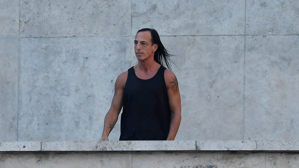 Rick Owens on the catwalkRick Owens show, Runway, Spring Summer 2019, Paris Fashion Week, France - 27 Sep 2018