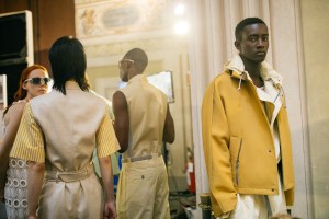 Backstage at Salvatore Ferragamo Men's Spring 2020