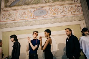 Backstage at Salvatore Ferragamo Men's Spring 2020