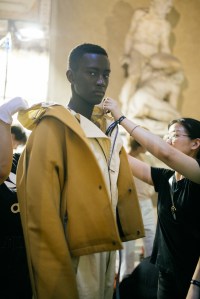 Backstage at Salvatore Ferragamo Men's Spring 2020