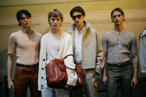 Backstage at Salvatore Ferragamo Men's Spring 2020