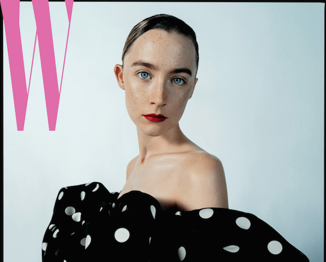 Saoirse Ronan on W's cover 2019