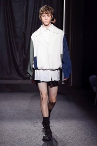 Model on the catwalk