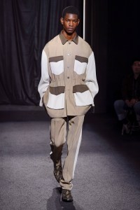 Model on the catwalk