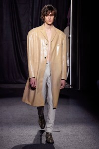 Model on the catwalk