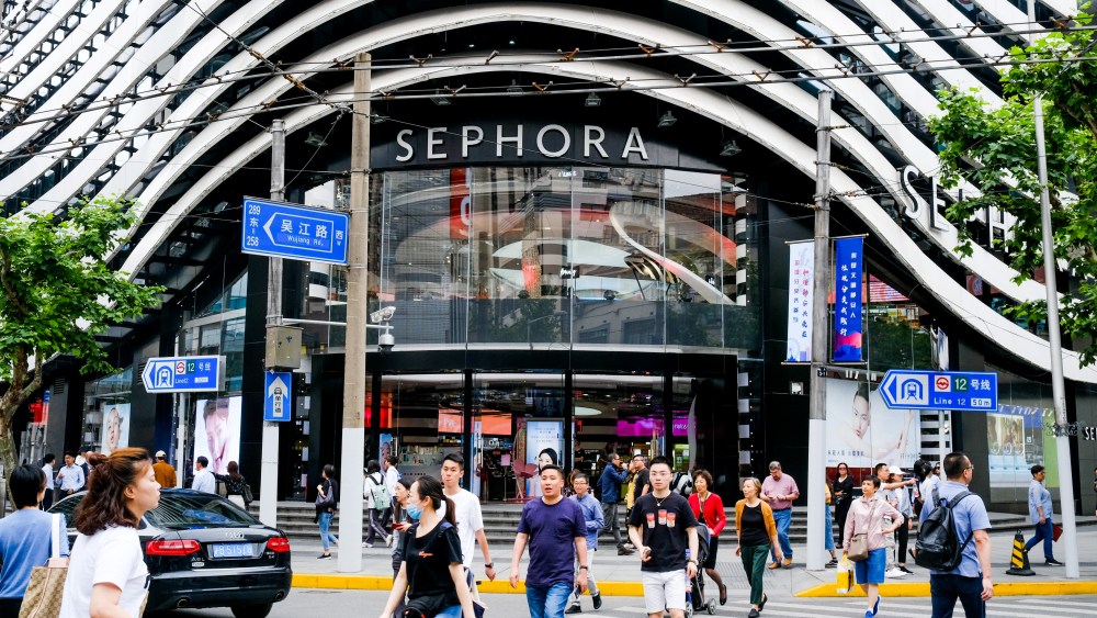 The Sephora flagship in Shanghai, China