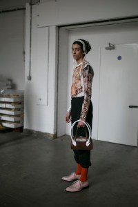 Backstage at Stefan Cooke Men's Spring 2020 photographed in London on 09 June 2019