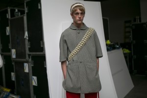 Backstage at Stefan Cooke Men's Spring 2020 photographed in London on 09 June 2019