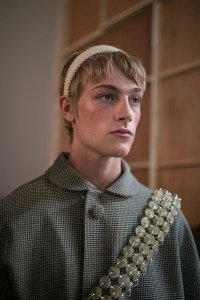 Backstage at Stefan Cooke Men's Spring 2020 photographed in London on 09 June 2019