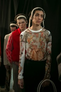 Backstage at Stefan Cooke Men's Spring 2020 photographed in London on 09 June 2019
